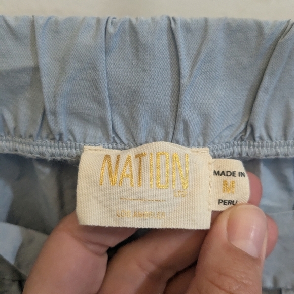 Nation Ltd. Amelia Tie Dress In Glass Slipper - Picture 4 of 5